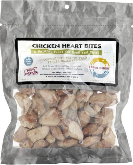 Freeze Dried Chicken Heart Bites