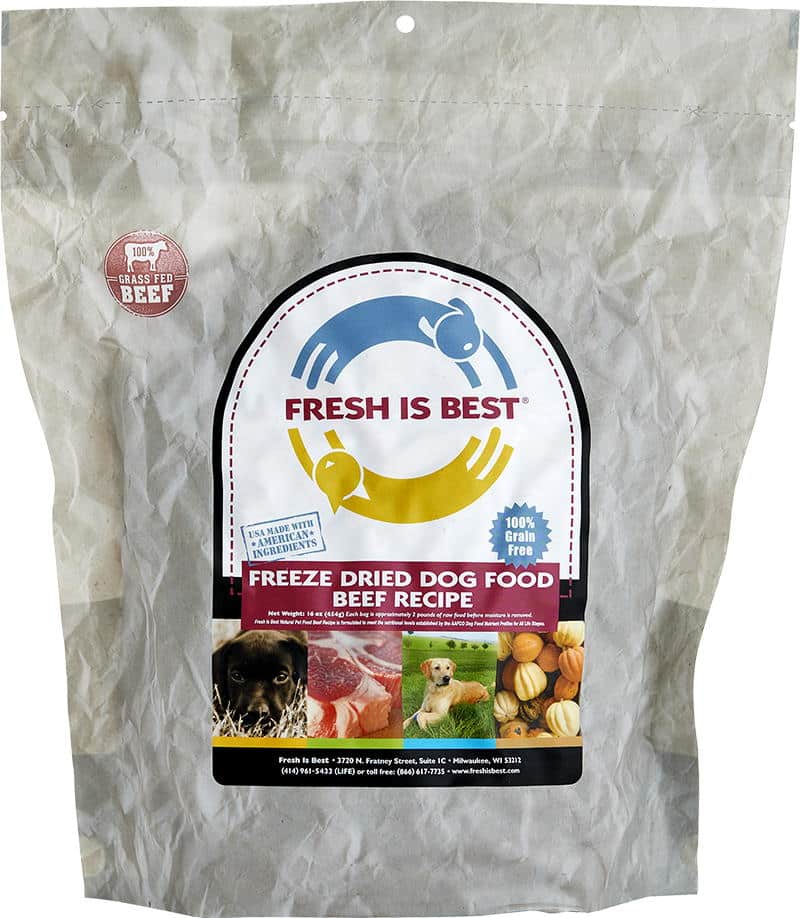 Dog Food Beef 16oz Bag