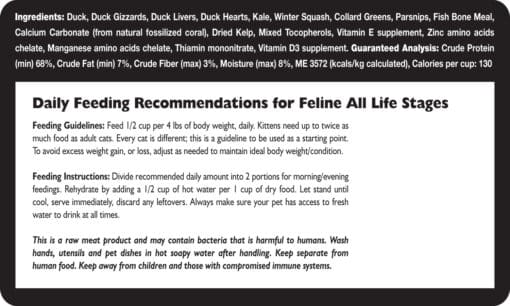 Freeze Dried Duck Cat Food - Image 4