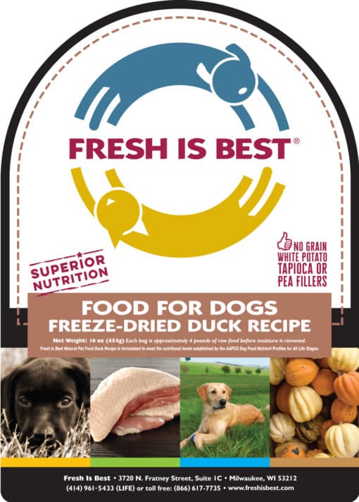 Freeze Dried Duck Dog Food - Image 3