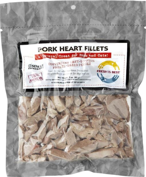 Freeze Dried Pork Heart Fillets