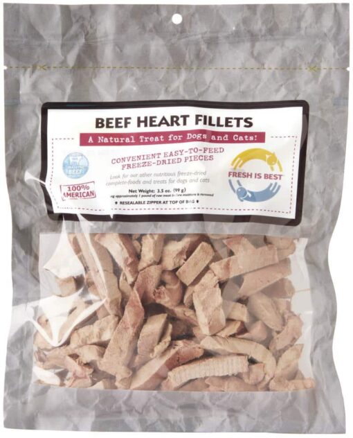 Freeze Dried Beef Heart Fillets