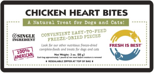 Freeze Dried Chicken Heart Bites - Image 3