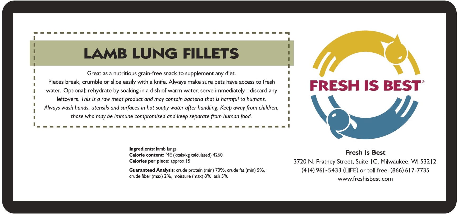 Freeze dried lamb lung shop