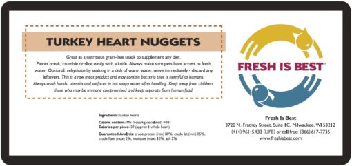 Freeze Dried Turkey Heart Nuggets - Image 4