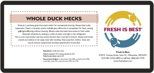 Freeze Dried Whole Duck Necks - Image 4