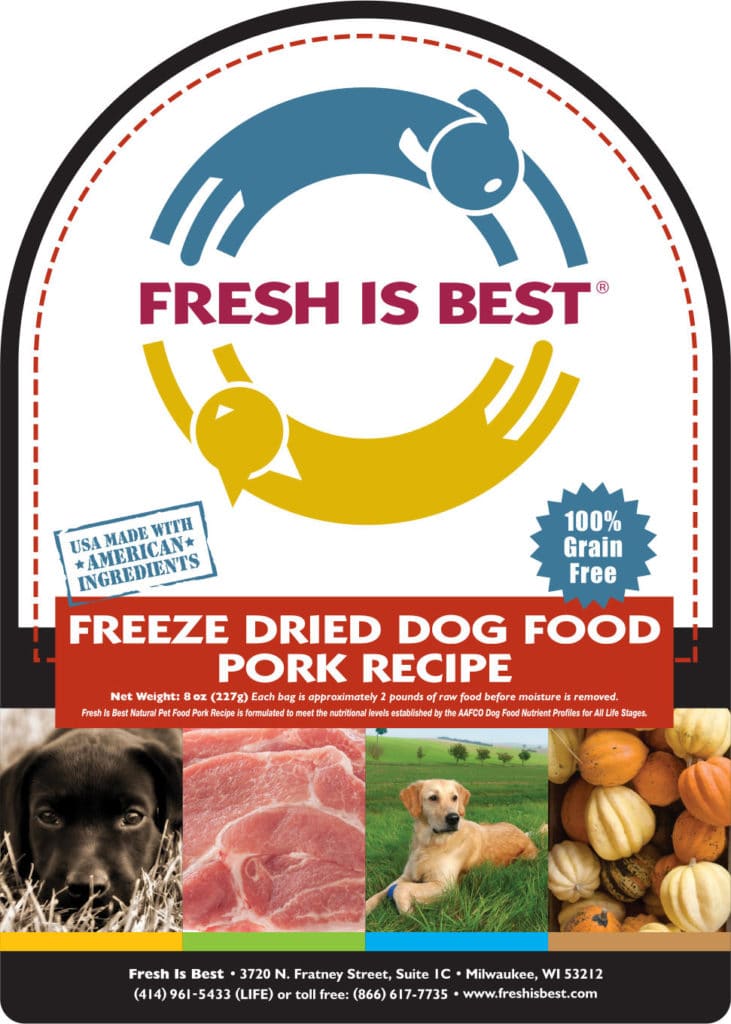 All Natural Pork Dog Food Fresh Is Best®