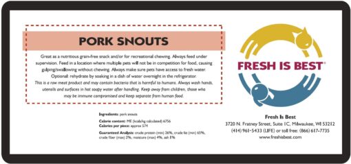 Freeze Dried Pork Snouts - Image 4