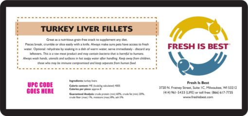 Freeze Dried Turkey Liver Fillets - Image 4