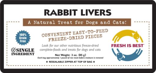Freeze Dried Rabbit Livers - Image 3