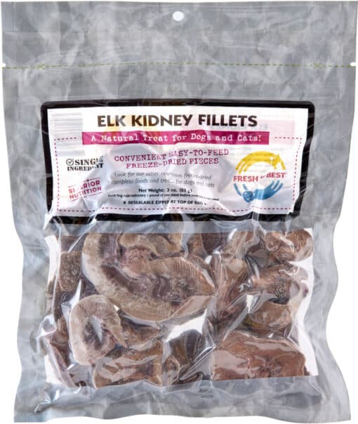 Freeze Dried Elk Kidney Fillets