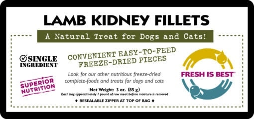Freeze Dried Lamb Kidney Fillets - Image 3