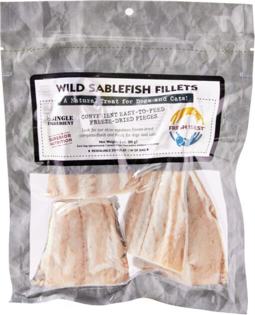 Freeze Dried Wild Sablefish Fillets