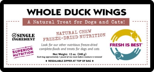 Freeze Dried Whole Duck Wings - Image 3