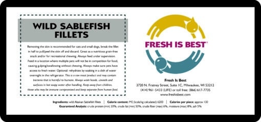 Freeze Dried Wild Sablefish Fillets - Image 4