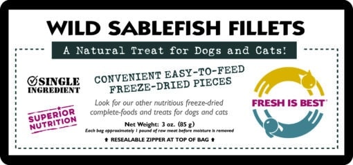 Freeze Dried Wild Sablefish Fillets - Image 3