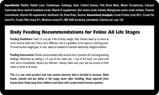 Freeze Dried Rabbit Cat Food - Image 4