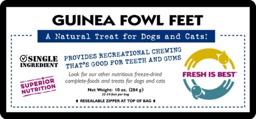 Freeze Dried Guinea Fowl Feet - Image 3
