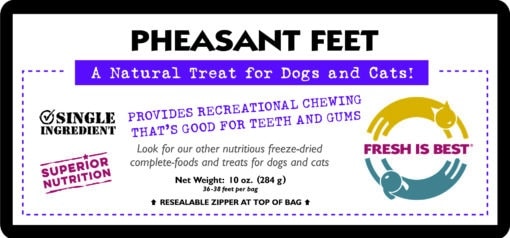 Freeze Dried Pheasant Feet - Image 3