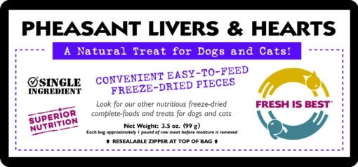 Freeze Dried Pheasant Livers & Hearts - Image 3