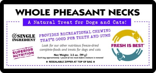 Freeze Dried Whole Pheasant Necks - Image 3